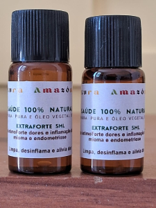 Kit com 2 óleosfloresta nativo+ 5 seringa+1 cumbuca/suportes